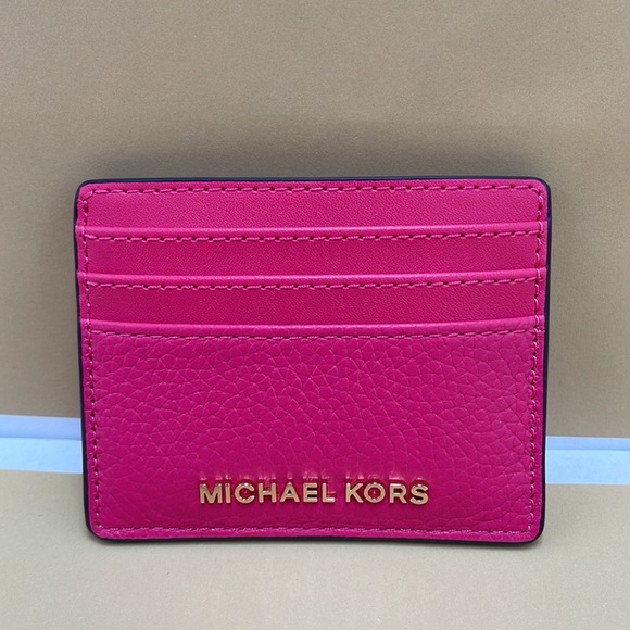MICHAEL KORS
Large Pebbled Leather Card Holder Case
Electric Pink 
NWT - Picture 5 of 16